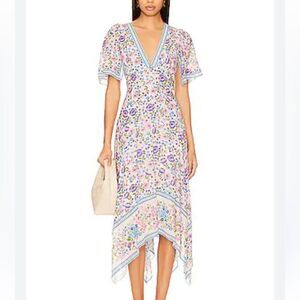 SPELL Impala Lily Handkerchief Floral Dress
